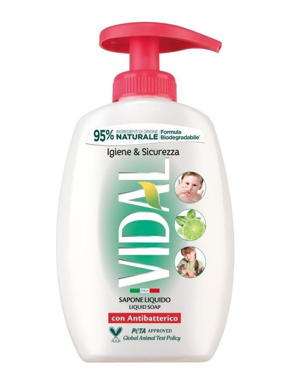 VIDAL Savon À Main Liquide Antibactérien 300Ml