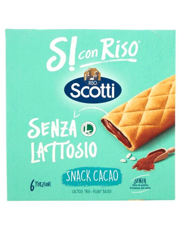 SI CON RISO Snack Cacao Senza Lattosio 150G