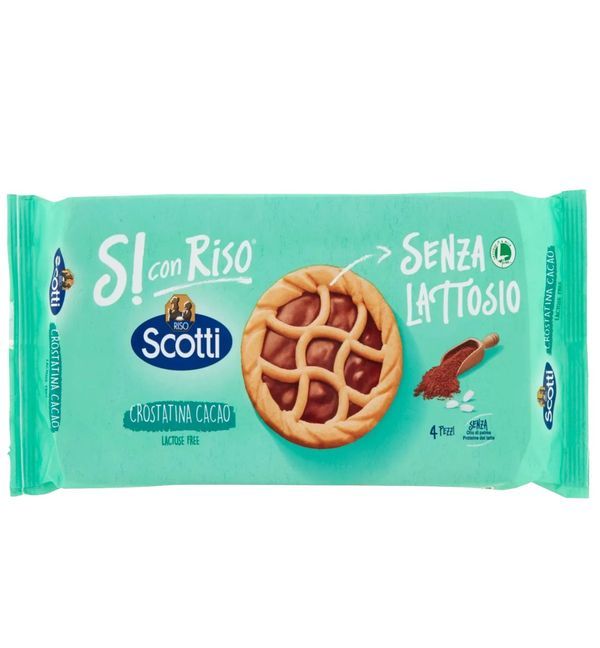 SI CON RISO Crostatina Cacao Senza Lattosio 144G