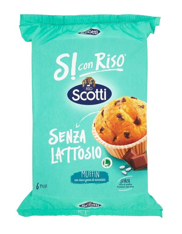 SI CON RISO Muffin Senza Lattosio 222G