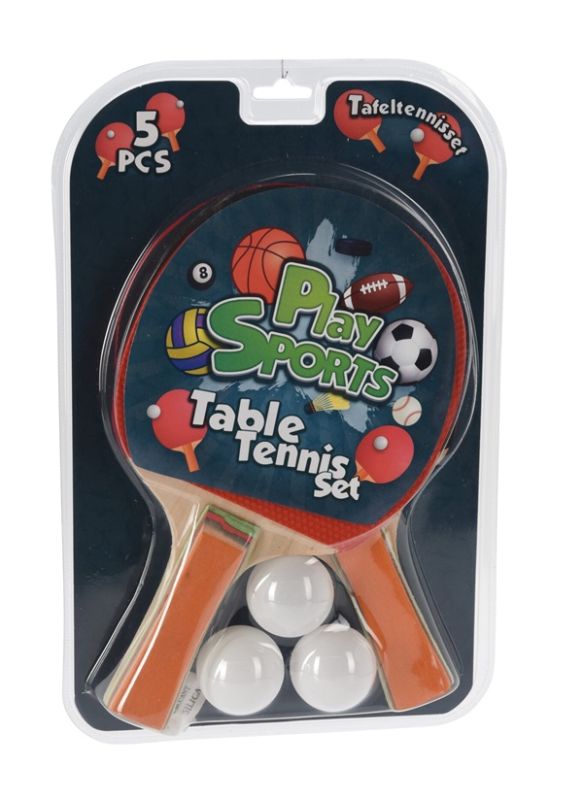 Jeu De Plage Set Pingpong 5 Pièces  