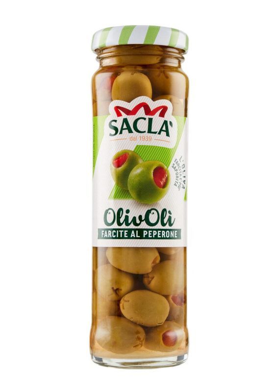 SACLÀ Olives Vertes Farcies Au Poivre 80G