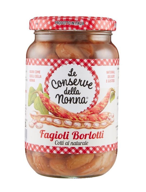 LE CONSERVE DELLA NONNA Fagioli Borlotti Al Naturale 360G