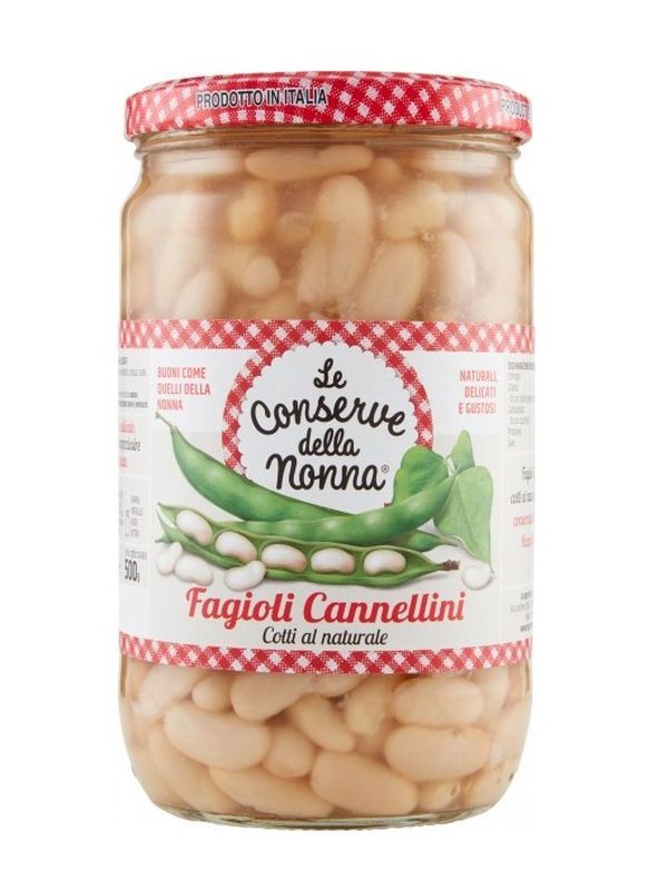 LE CONSERVE DELLA NONNA Cannellini-Bohnen Naturbelassen 360G