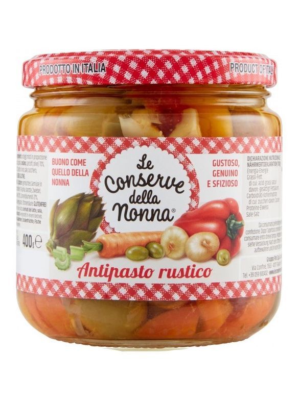 LE CONSERVE DELLA NONNA Rustikale Vorspeise 400G