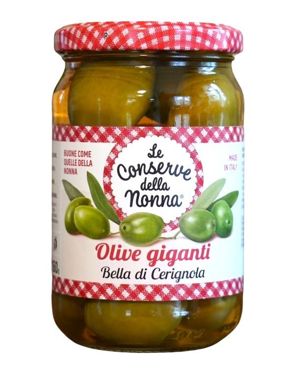 LE CONSERVE DELLA NONNA Grüne Riesenoliven 290G