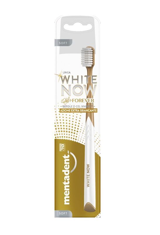 MENTADENT Zahnbürste White Now Soft 