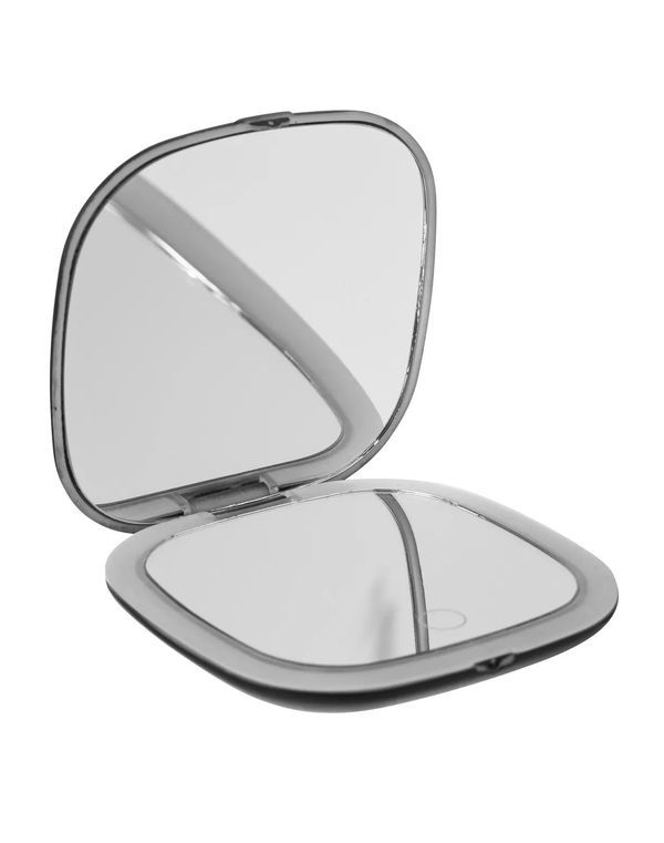 Miroir Portable Avec Éclairage Led 10X10Cm