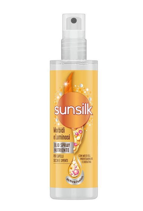 SUNSILK Spray Morbidi E Luminosi Per Capelli Secchi Con Mix Oli 150Ml