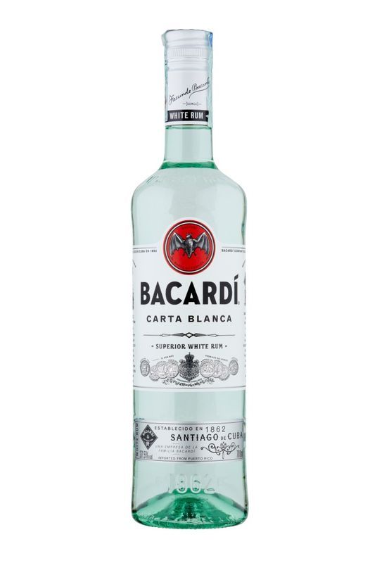 BACARDI Carta Blanca Superior White Rum 700Ml 37.5% Vol