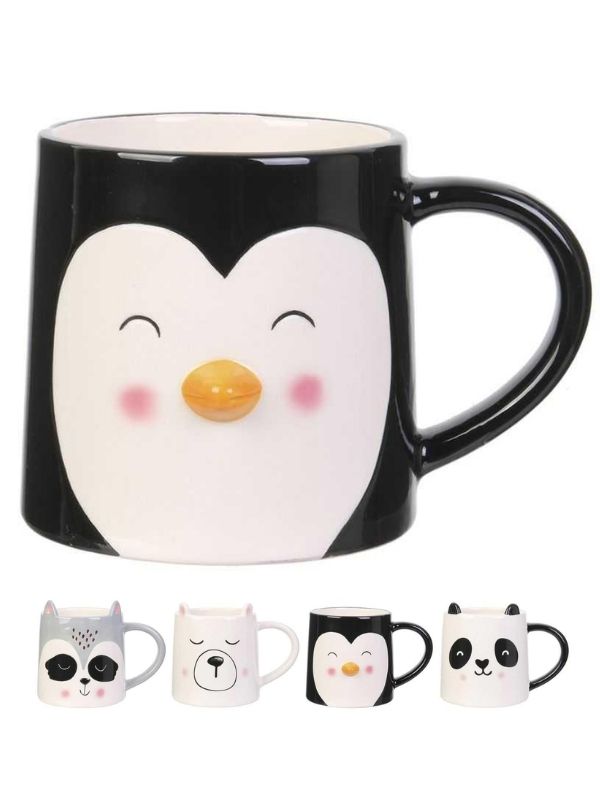 Tasse En Céramique Animal 40Cl - Assortis