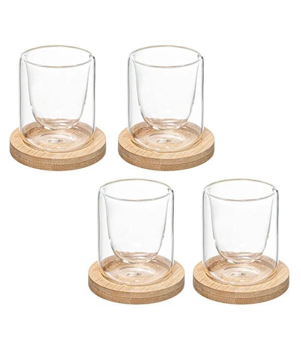 Set De 4 Tasses Cléa En Verre 10Cl