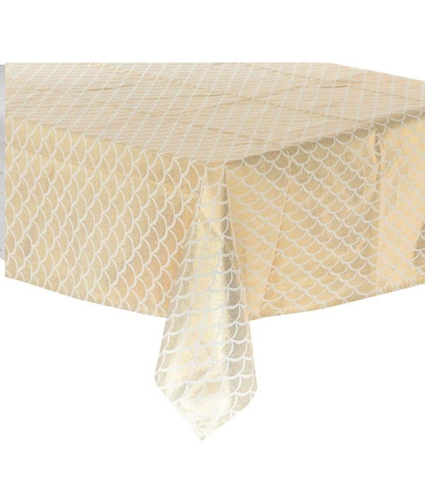 Nappe De Noël Artdeco Dorée 140X240Cm