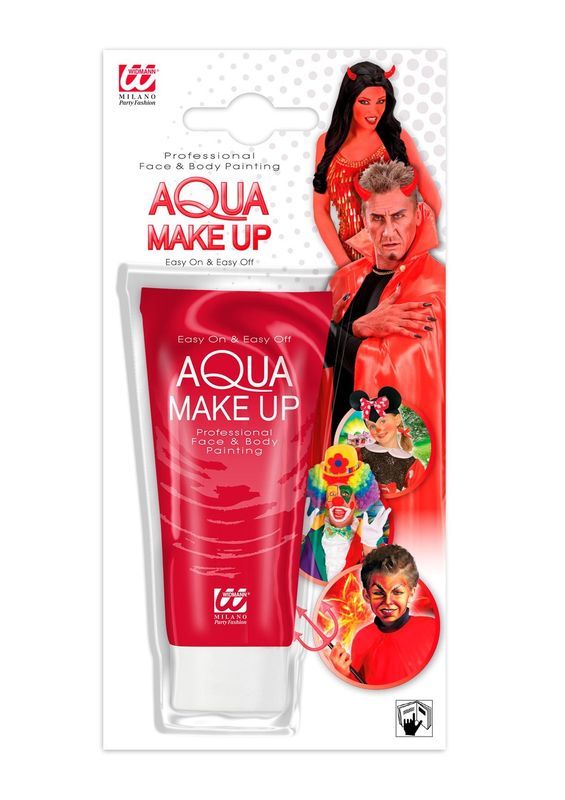 AQUA MAKEUP Maquillage En Tube Rouge 30Ml