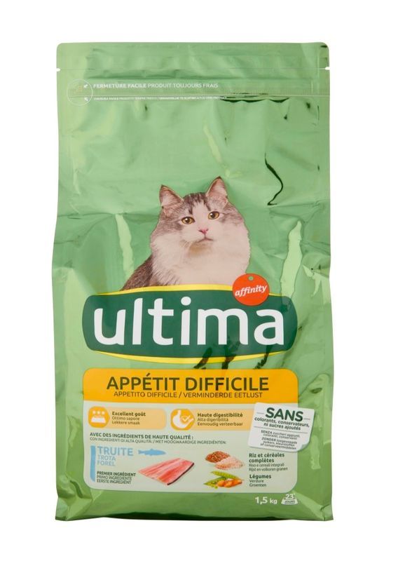 ULTIMA Croquettes Appétit Difficile Trota 1.5Kg