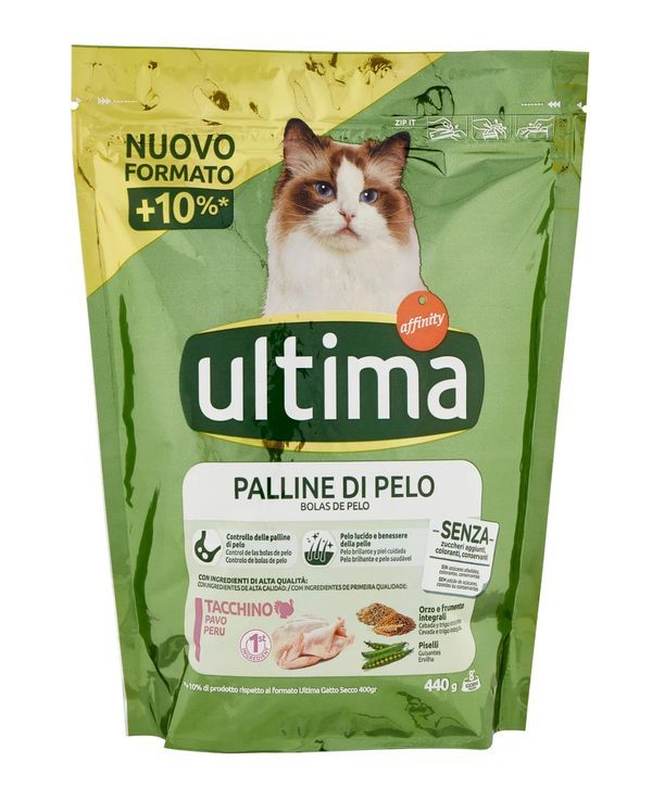 ULTIMA Kibble Pelzkugeln Truthahn 440G