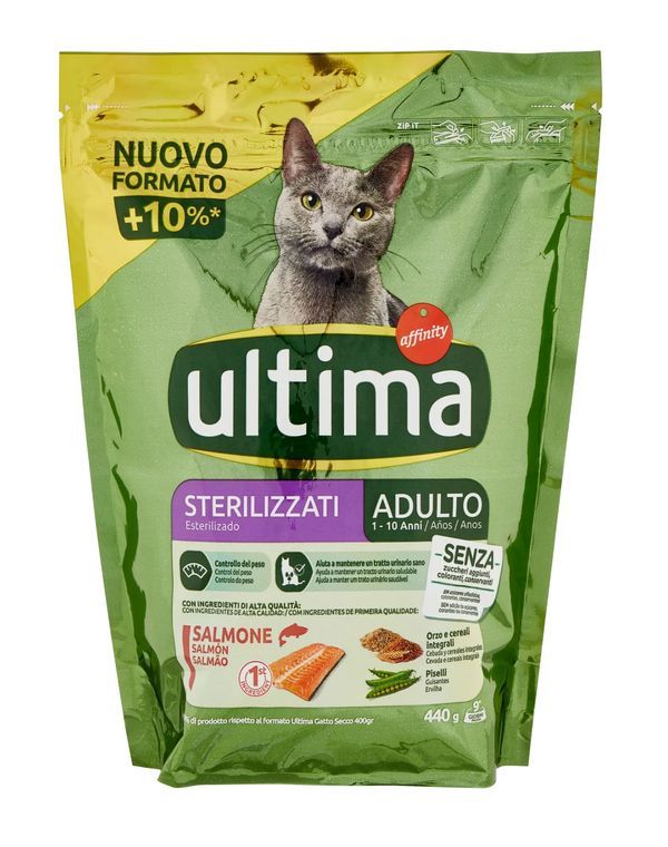 ULTIMA Senior Kibble Kastrierte Katzen Lachs 440G