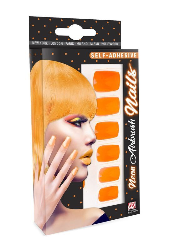 Set D'Ongles Airbrush Fluorescent Orange 