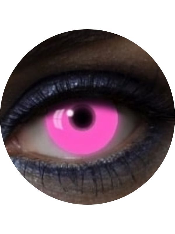 CRAZY LENSES Uv Glow Pink - 7 Jours