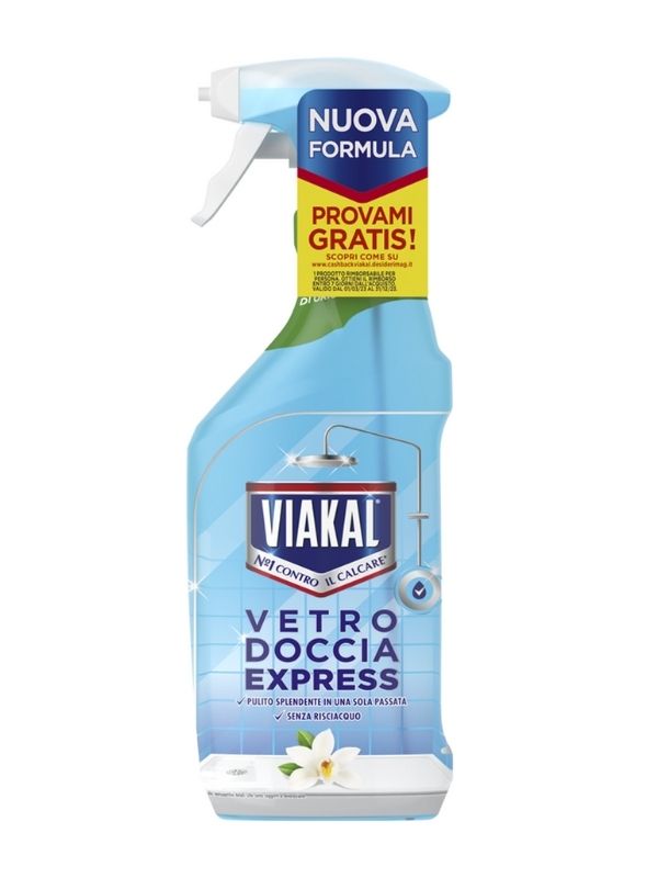 VIAKAL Spray Verre De Douche Fleurs 470Ml