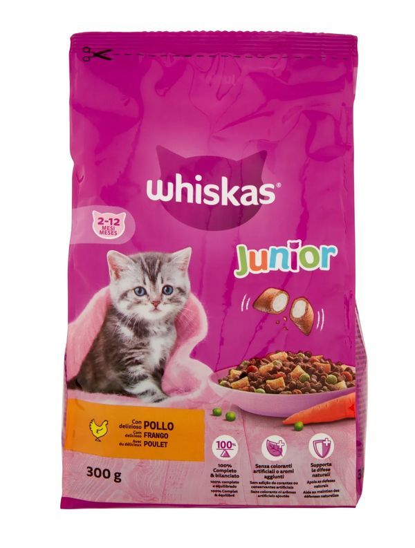 WHISKAS Junior Kibble Huhn 300G