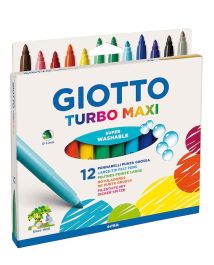 GIOTTO Turbo Maxi Colori Lavabili - 12 Pennarelli - Da Moreno
