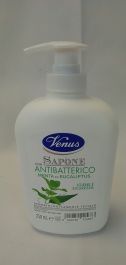 VENUS SAPONE LIQUIDO MANI con ANTIBATTERICO MENTA ed EUCALIPTUS 250ml